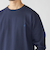 【WEB限定】SHIPS:〈抗菌防臭〉ワンポイントロゴ ハイゲージバーズアイ ダブルフェイス 長袖Tシャツ