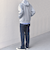 【WEB限定】SHIPS any: ポンチ プルオーバー パーカー 25SS (セットアップ対応)◇
