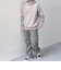 【WEB限定】SHIPS any: ポンチ プルオーバー パーカー 25SS (セットアップ対応)◇