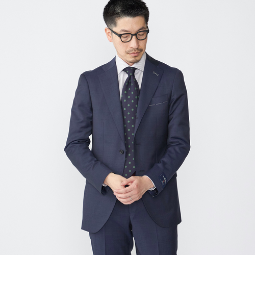 美品　zegna superlativo スーツ セットアップ　ストライプ　紺 美品 zegna superlativo スーツ セットアップ ストライプ 紺