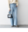 SHIPS any:〈洗濯機可能〉サイドライン ストレート ワイド デニム パンツ［SHIPS any DENIM］