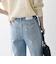 SHIPS any:〈洗濯機可能〉サイドライン ストレート ワイド デニム パンツ［SHIPS any DENIM］