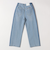 SHIPS any:〈洗濯機可能〉サイドライン ストレート ワイド デニム パンツ［SHIPS any DENIM］