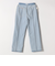 SHIPS any:〈洗濯機可能〉サイドライン ストレート ワイド デニム パンツ［SHIPS any DENIM］
