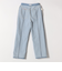 SHIPS any:〈洗濯機可能〉サイドライン ストレート ワイド デニム パンツ［SHIPS any DENIM］