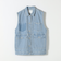 SHIPS any:〈洗濯機可能〉デニム ベスト［SHIPS any DENIM］