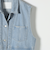 SHIPS any:〈洗濯機可能〉デニム ベスト［SHIPS any DENIM］