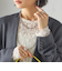 〈手洗い可能〉ラッセル レース クルーネック カットソー