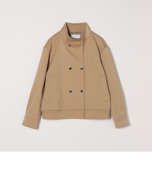 quaranciel: ダブル サテン スタンドカラー ブルゾン コート｜シップス