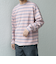【SHIPS any別注】sports wear: レトロ カラー ボーダー Tシャツ (ロンT)◇