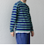 【SHIPS any別注】sports wear: レトロ カラー ボーダー Tシャツ (ロンT)◇
