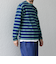 【SHIPS any別注】sports wear: レトロ カラー ボーダー Tシャツ (ロンT)◇