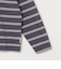 【SHIPS any別注】sports wear: レトロ カラー ボーダー Tシャツ (ロンT)◇