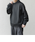 【WEB限定】SHIPS any: ダブルフェイス ポンチ スナップボタン パーカー 25SS◇