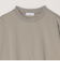 SHIPS any: デザイン リブ ハイゲージ ポンチ クルーネック Tシャツ (ロンT)◆