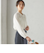 〈手洗い可能〉ボウタイ ソリッド 長袖 ブラウス