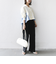【WEB限定】〈手洗い可能〉布帛 コンビ Vネック カーディガン