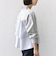 【WEB限定】〈手洗い可能〉布帛 コンビ Vネック カーディガン