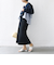 【WEB限定】〈手洗い可能〉布帛 コンビ Vネック カーディガン