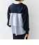 【WEB限定】〈手洗い可能〉布帛 コンビ Vネック カーディガン