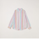 SHIPS any: BEZ TEXTILE マルチカラー ストライプ / ソリッド ボタンダウン シャツ◇