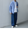 SHIPS any: BEZ TEXTILE マルチカラー ストライプ / ソリッド ボタンダウン シャツ◇