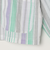 SHIPS any: BEZ TEXTILE マルチカラー ストライプ / ソリッド  スタンドカラー シャツ◇