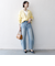 SHIPS any:〈手洗い可能〉バルキー シアー Vネック ニット プルオーバー