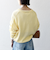 SHIPS any:〈手洗い可能〉バルキー シアー Vネック ニット プルオーバー
