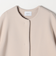 【WEB限定】SHIPS any: ダブルジャージー ノーカラー コート 25SS