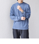 SHIPS any:〈手洗い可能〉ハイゲージ ニット モックネック Tシャツ◇