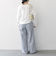 SHIPS any:〈手洗い可能〉バルキー シアー Vネック ニット カーディガン
