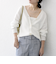 SHIPS any:〈手洗い可能〉バルキー シアー Vネック ニット カーディガン