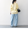 SHIPS any:〈手洗い可能〉バルキー シアー Vネック ニット カーディガン