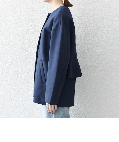 【新品タグ付】FENNEL フリル ノーカラージャケット ゴールドボタンノーカラーコート - FENNEL - FENNEL｜YAMADAYA STORE