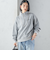 【SHIPS別注】LOGAN KNITTING MILLS: ハーフ ジップ プルオーバー