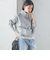 【SHIPS別注】LOGAN KNITTING MILLS: ハーフ ジップ プルオーバー