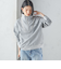 【SHIPS別注】LOGAN KNITTING MILLS: ハーフ ジップ プルオーバー