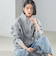 【SHIPS別注】LOGAN KNITTING MILLS: ハーフ ジップ プルオーバー