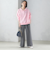 【SHIPS別注】LOGAN KNITTING MILLS: ハーフ ジップ プルオーバー