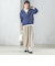 【SHIPS別注】LOGAN KNITTING MILLS: ハーフ ジップ プルオーバー