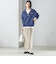 【SHIPS別注】LOGAN KNITTING MILLS: ハーフ ジップ プルオーバー