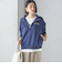 【SHIPS別注】LOGAN KNITTING MILLS: ハーフ ジップ プルオーバー