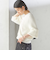 〈手洗い可能〉ペーパー ポリエステル Vネック カーディガン