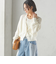 〈手洗い可能〉ペーパー ポリエステル Vネック カーディガン