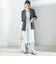 〈手洗い可能〉Asami 麻調合繊 カラーレス ジャケット