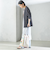 〈手洗い可能〉Asami 麻調合繊 カラーレス ジャケット
