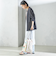 〈手洗い可能〉Asami 麻調合繊 カラーレス ジャケット