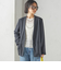 〈手洗い可能〉Asami 麻調合繊 カラーレス ジャケット