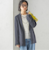 〈手洗い可能〉Asami 麻調合繊 カラーレス ジャケット